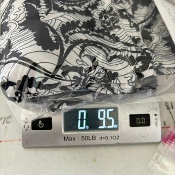 173. Soybu Athletic Dress Size S Racerback Black and White Shelf Bra Damask - Picture 10 of 10